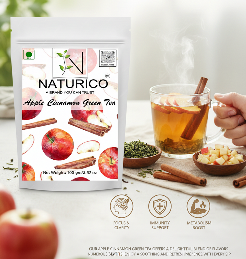NATURICO TEA - Apple Cinnamon Green Tea