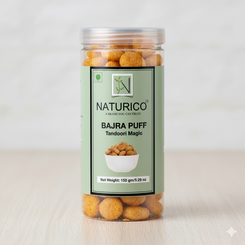 NATURICO BAJRA PUFFS - MAGIC MASALA PUFFS