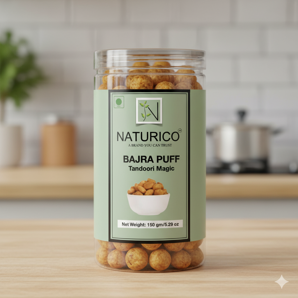 NATURICO BAJRA PUFFS - MAGIC MASALA PUFFS