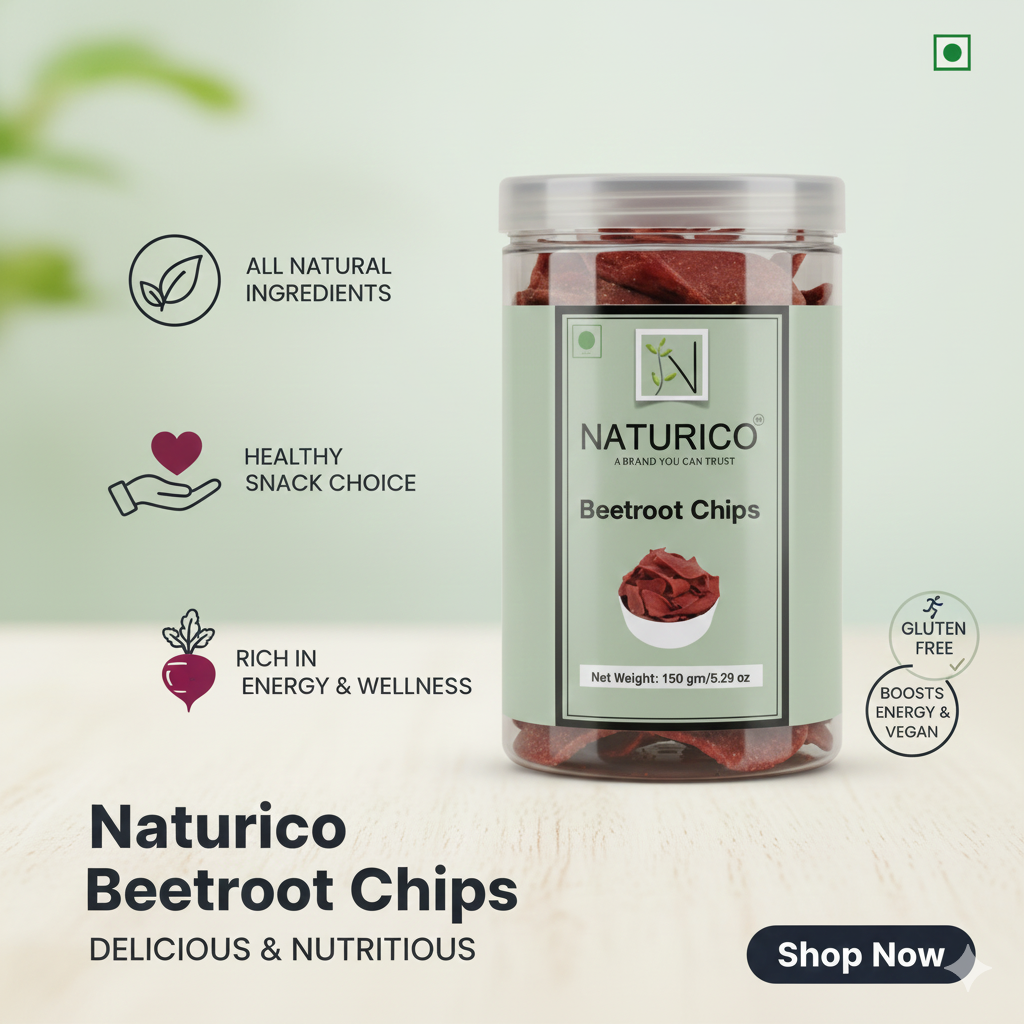 NATURICO CHIPS - BEETROOT CHIPS