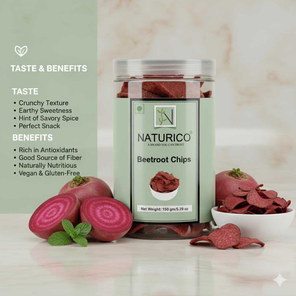 NATURICO CHIPS - BEETROOT CHIPS