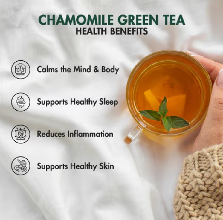 NATURICO TEA - CHAMOMILE GREEN TEA