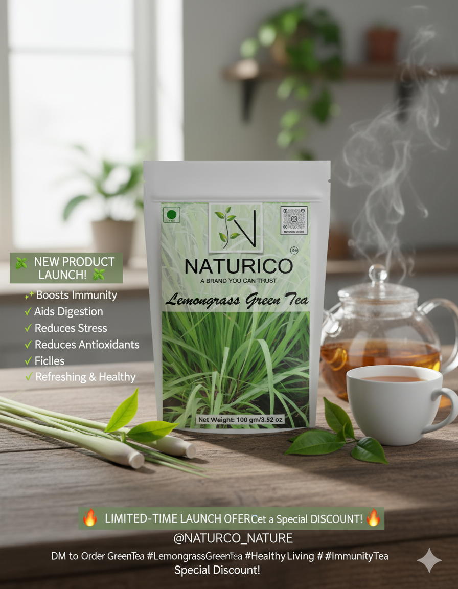 NATURICO TEA - LEMONGRASS GREEN TEA
