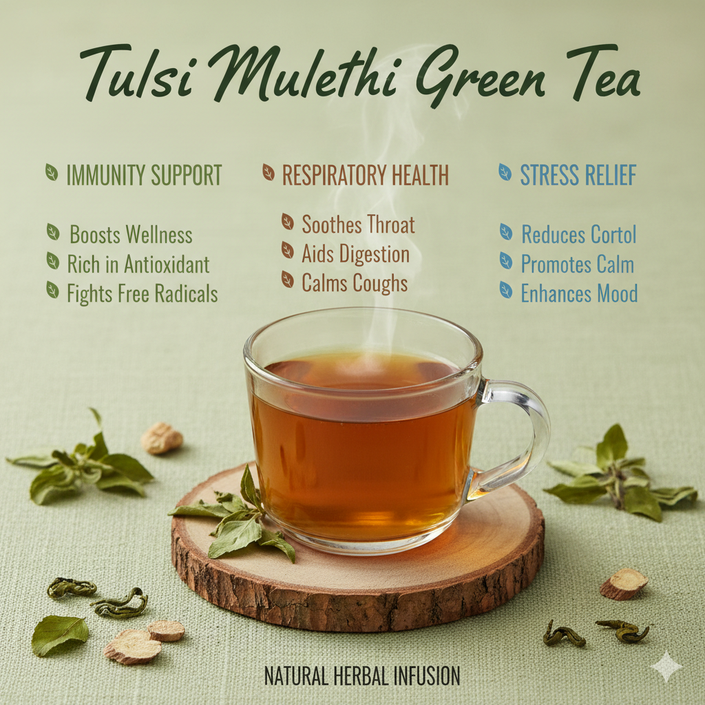 NATURICO TEA - TULSI MULETHI GREEN TEA