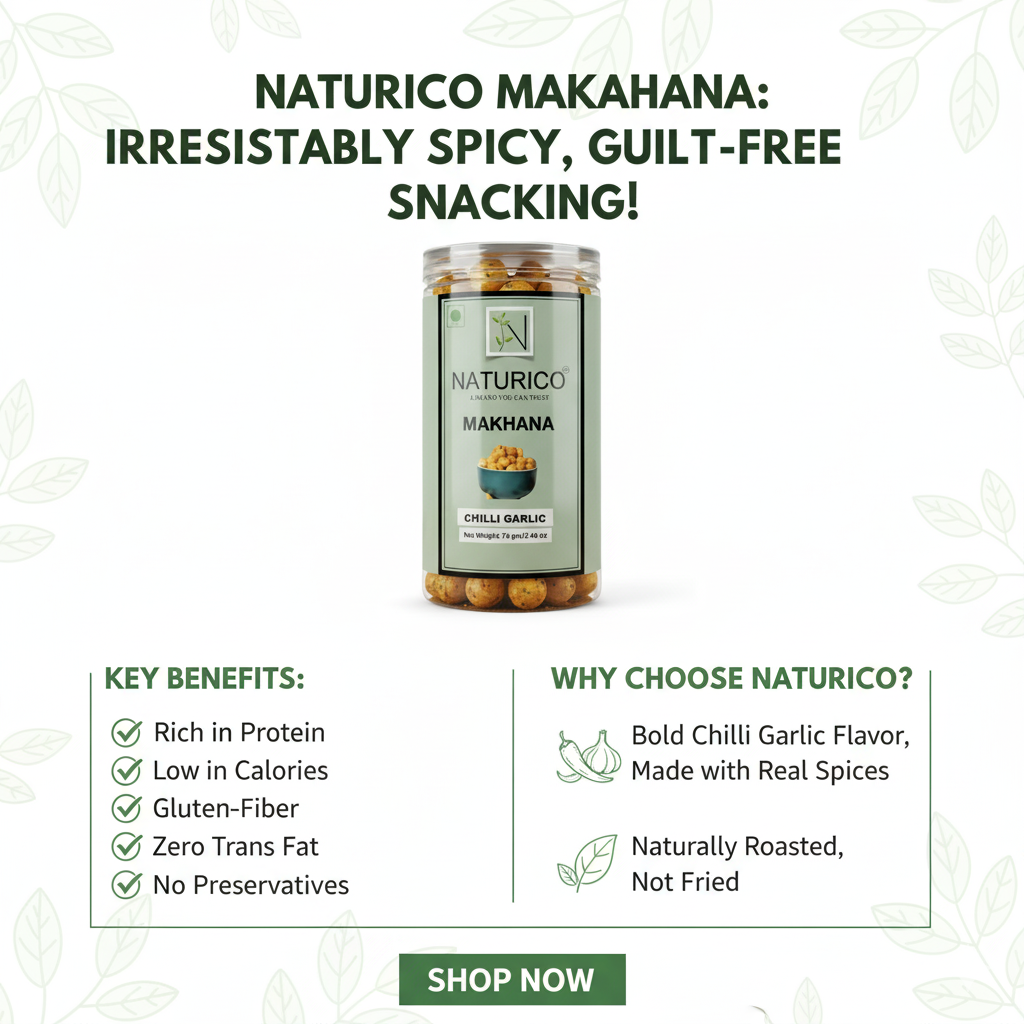NATURICO MAKHANA - CHILLI GARLIC MAKHANA