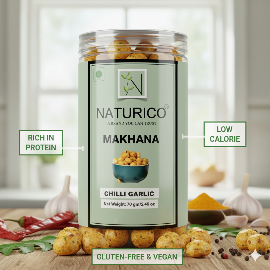 NATURICO MAKHANA - CHILLI GARLIC MAKHANA