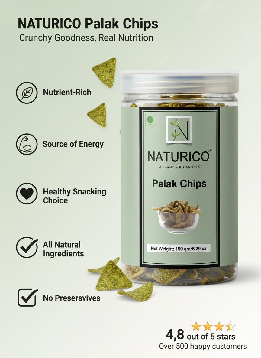 NATURICO CHIPS - PALAK CHIPS