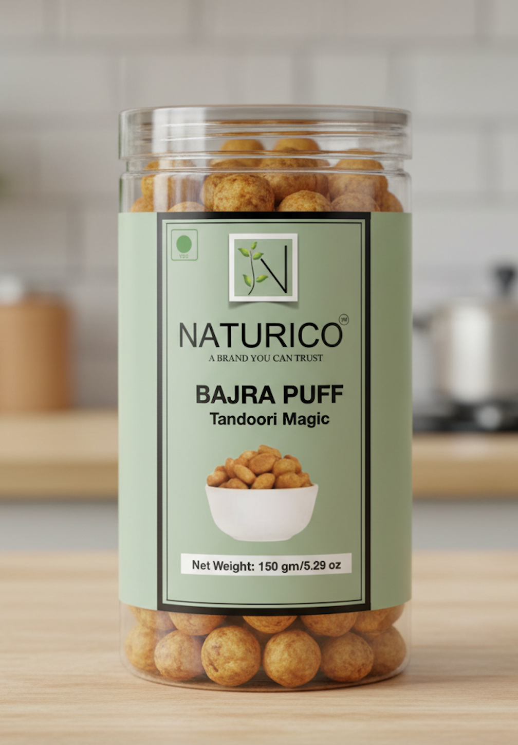 NATURICO BAJRA PUFFS - MAGIC MASALA PUFFS