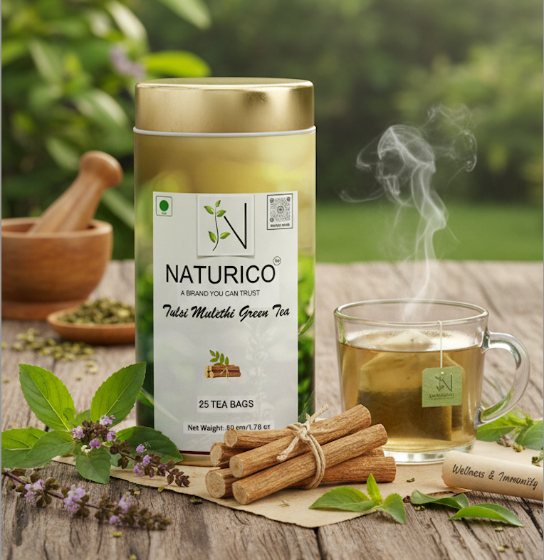 NATURICO TEA - TULSI MULETHI GREEN TEA