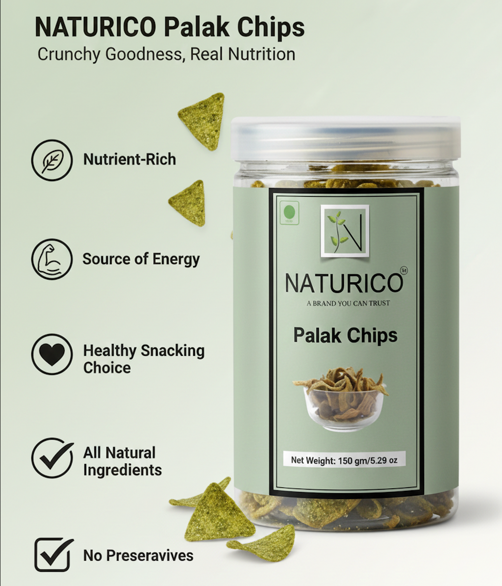 NATURICO CHIPS - PALAK CHIPS